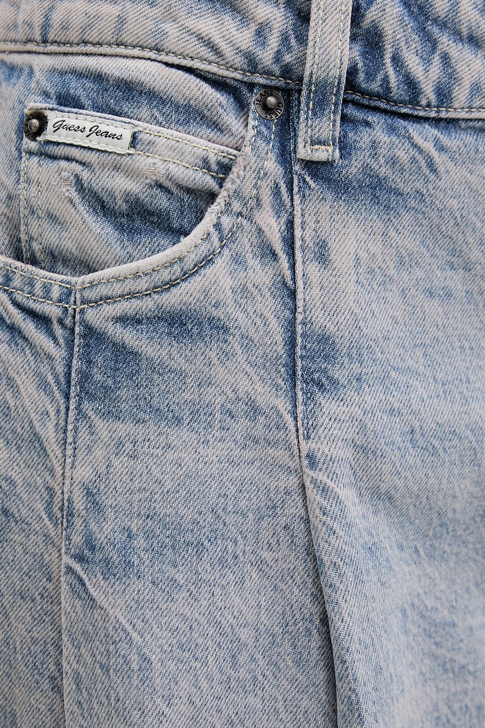 Guess Jeans rifle wide leg dámske modrá W6GA2U.D5M57