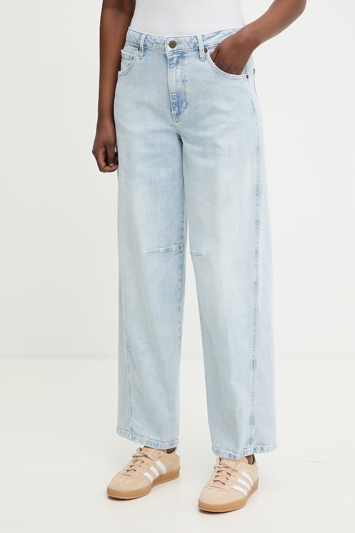Guess Jeans jeans barrel da donna blu W6GA2X.D0029
