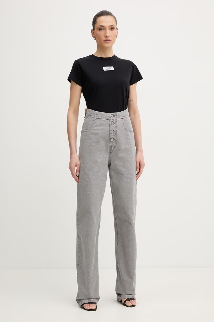 Дънки MM6 Maison Margiela S52LA0241.M35736.854 сив SS26