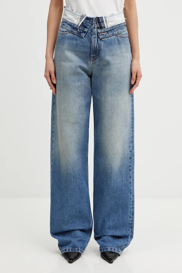 Τζιν παντελόνι MM6 Maison Margiela μπλε S52LA0271.M30058.965