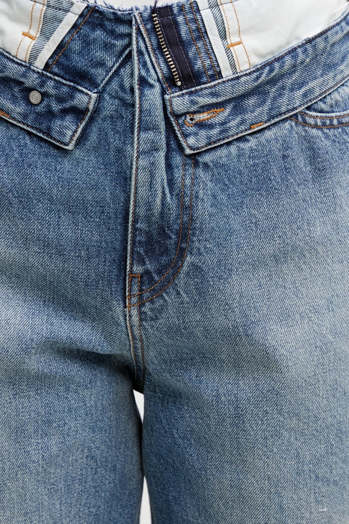 Τζιν παντελόνι MM6 Maison Margiela S52LA0271.M30058.965 μπλε