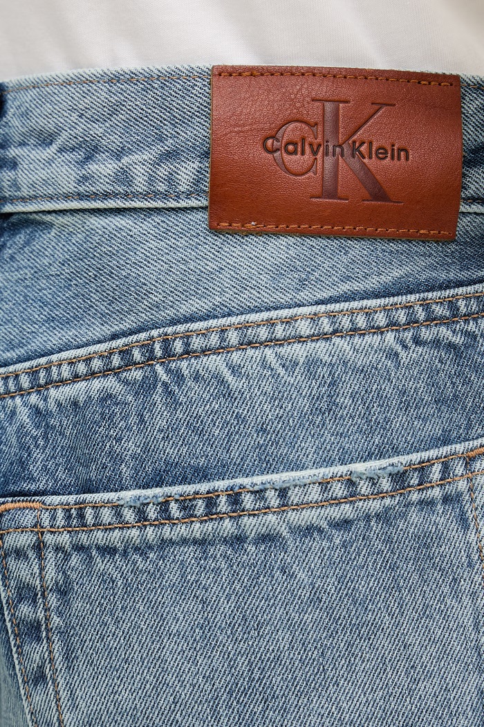 Calvin Klein Jeans rifle rovné dámske modrá LV047F473G