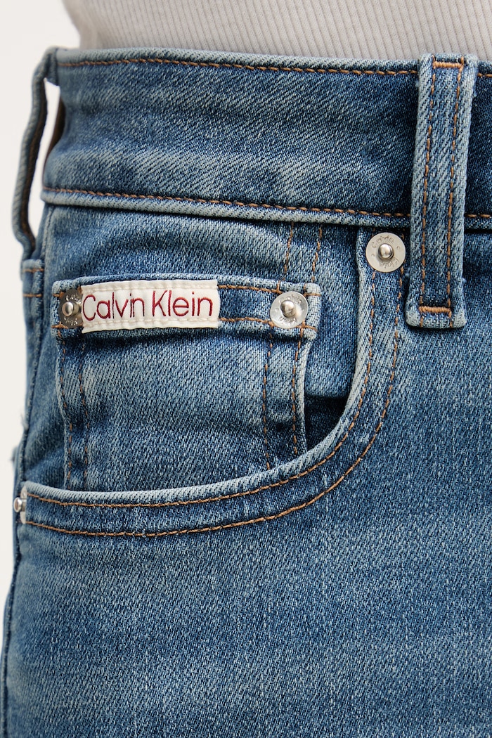 Calvin Klein Jeans rifle skinny dámske modrá LV047F700G