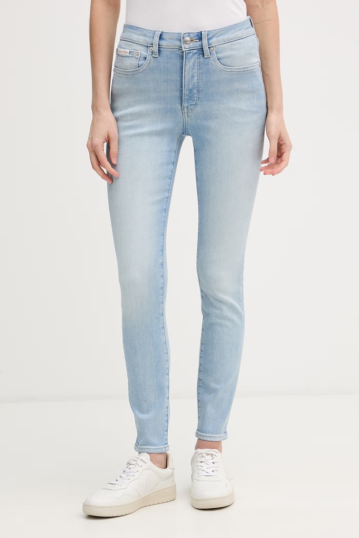 Calvin Klein Jeans rifle skinny dámske modrá LV047F705G