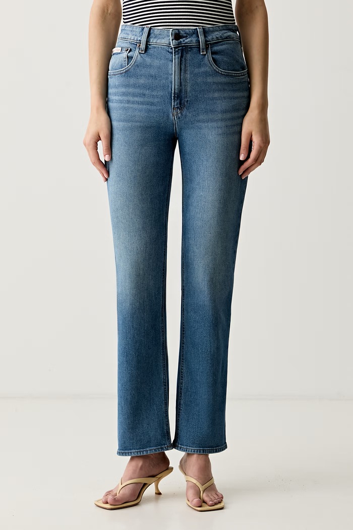 Calvin Klein Jeans ίσια γυναικεία μπλε LV047F711G