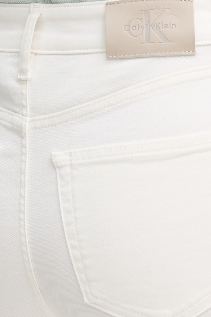 Calvin Klein Jeans rifle flare dámske biela LV047F746G