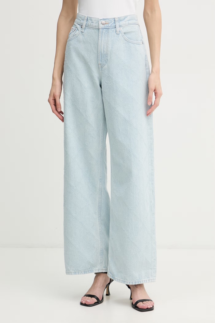 Calvin Klein Jeans blugi pentru femei albastru LV047F495G