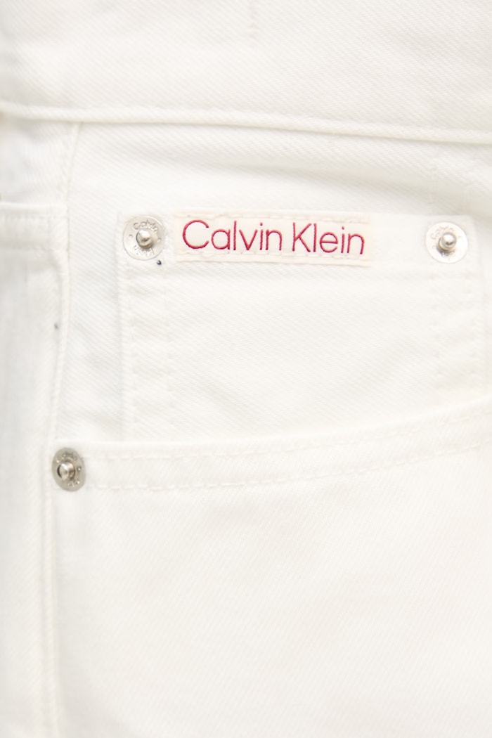 Calvin Klein Jeans blugi relaxed fit pentru femei bej LV047F742G