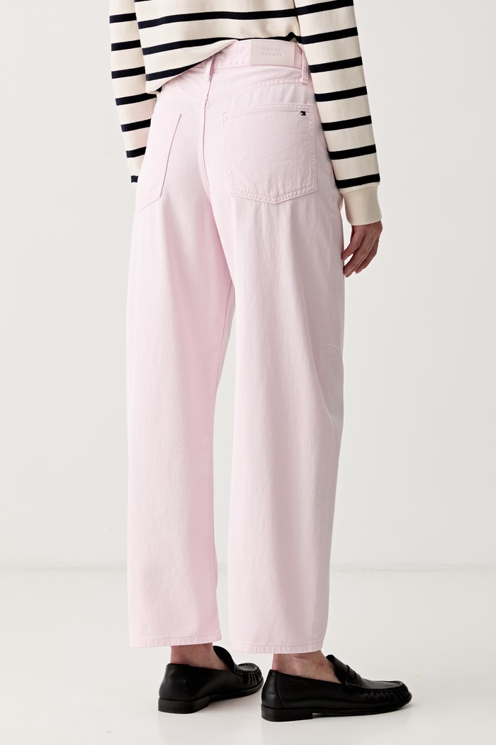 Дрехи Tommy Hilfiger дънки barrel дамски WW0WW48546 розов