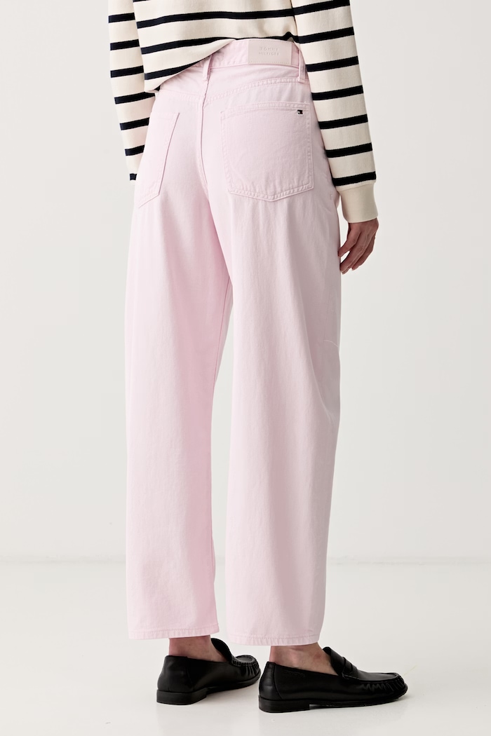 Îmbrăcăminte Tommy Hilfiger blugi barrel pentru femei WW0WW48546 roz