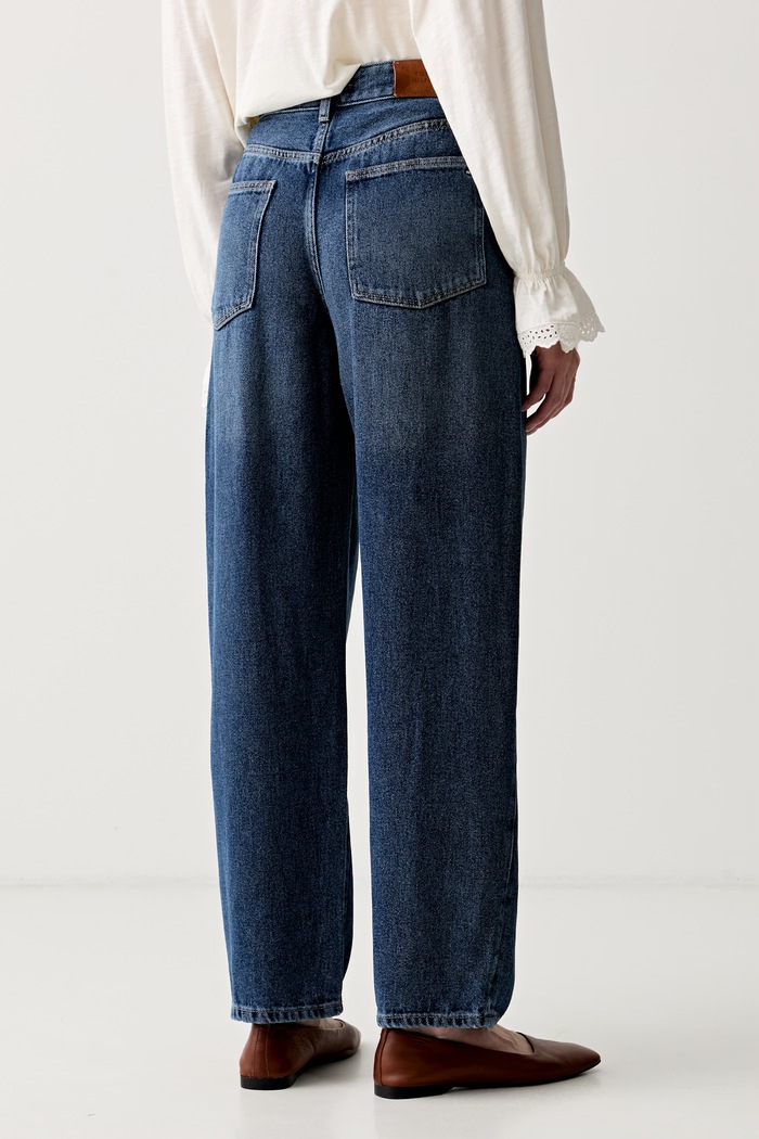 Ρούχα Tommy Hilfiger Barrel Γυναικεία WW0WW48553 σκούρο μπλε