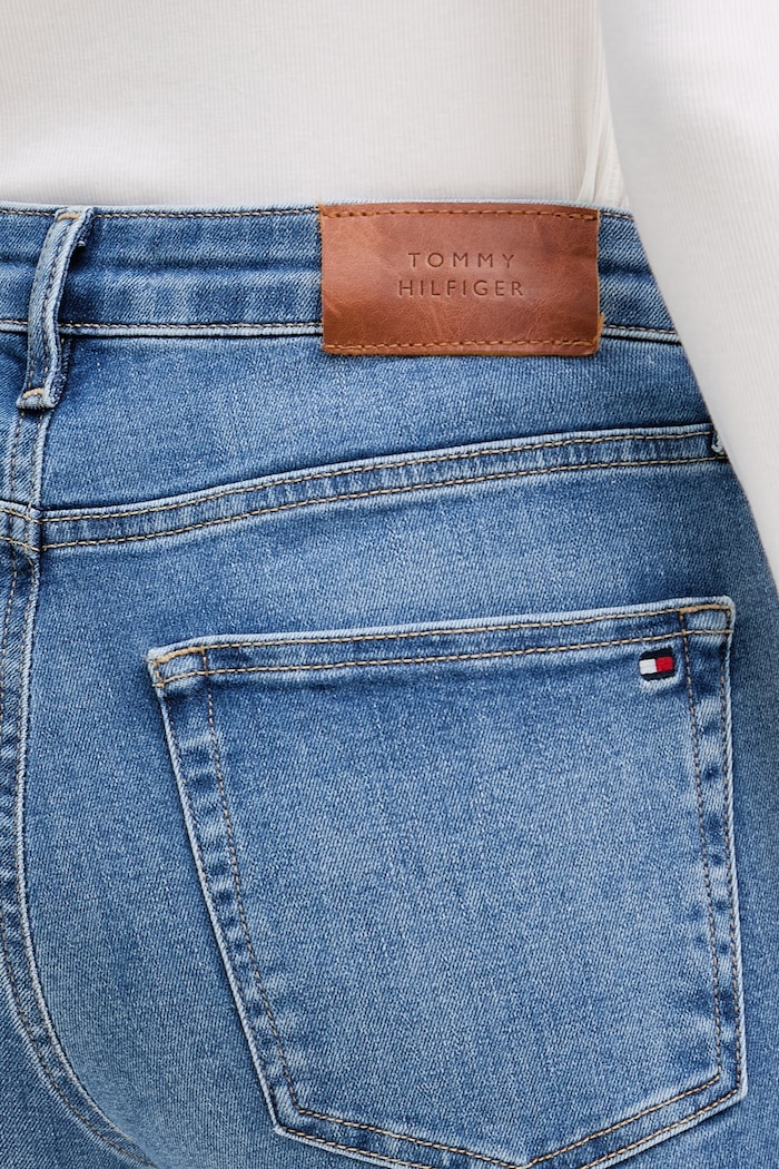 Tommy Hilfiger rifle flare dámske modrá WW0WW48570