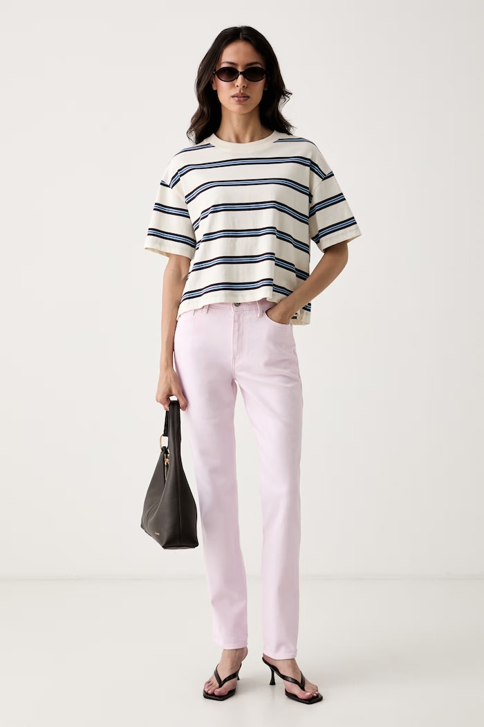 Tommy Hilfiger blugi slim fit pentru femei WW0WW48579 roz SS26