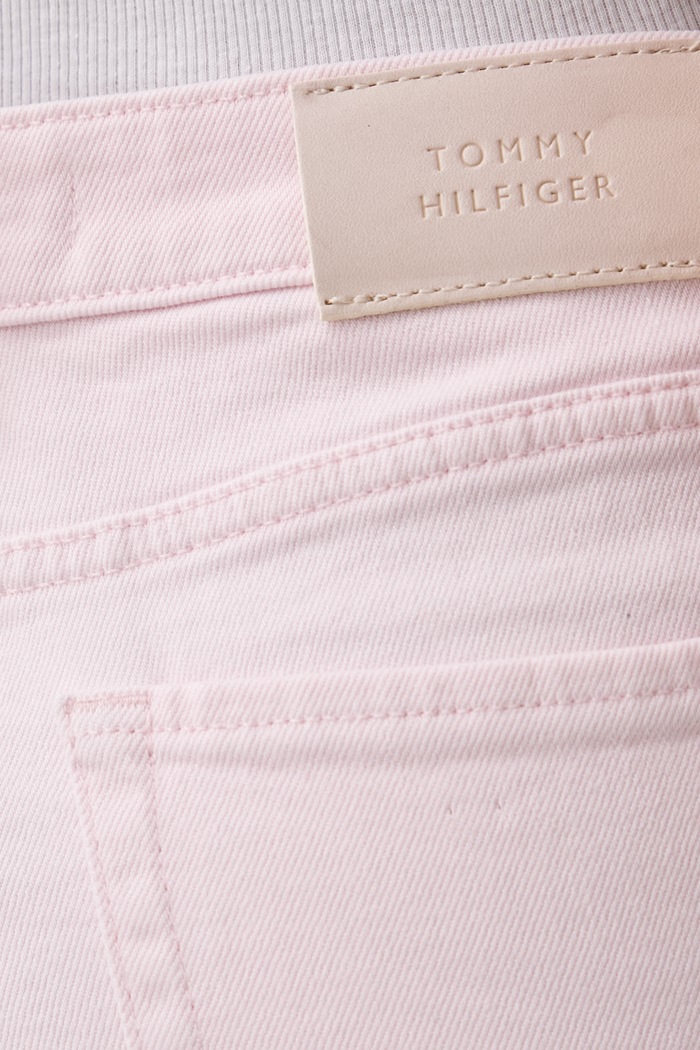 Tommy Hilfiger jeansy slim fit damskie różowy WW0WW48579