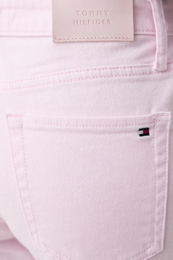 Tommy Hilfiger blugi slim fit pentru femei roz WW0WW48579