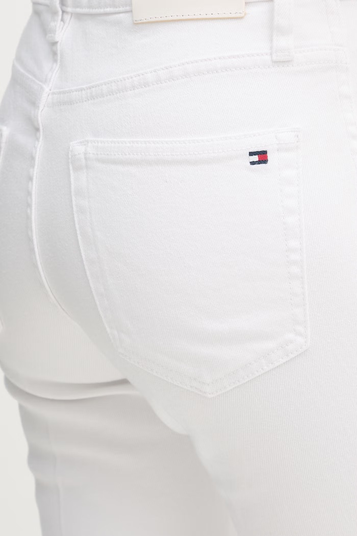 Tommy Hilfiger rifle flare dámske biela WW0WW48580