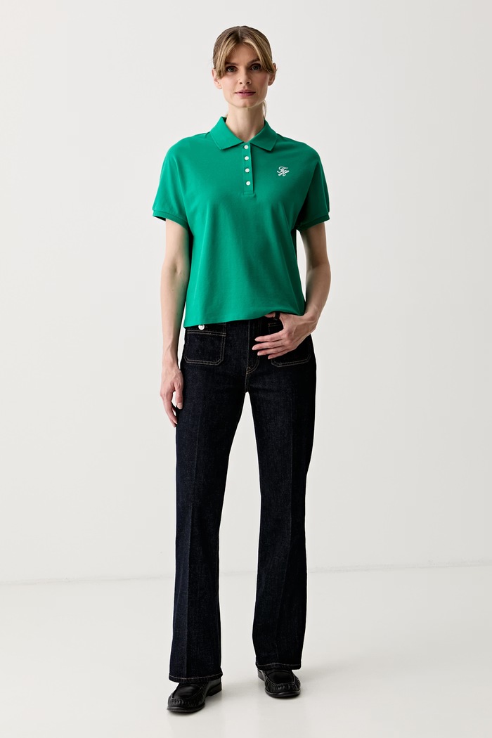 Tommy Hilfiger bootcut džíny dámské WW0WW50778 námořnická modř SS26