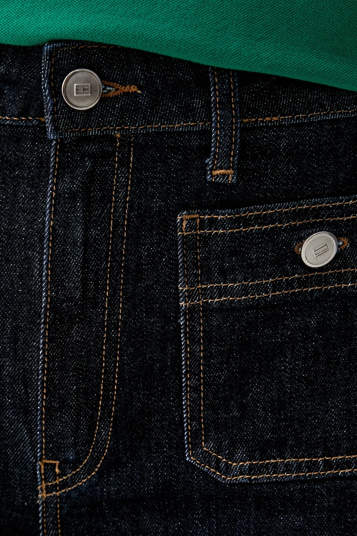 Tommy Hilfiger bootcut džíny dámské námořnická modř WW0WW50778