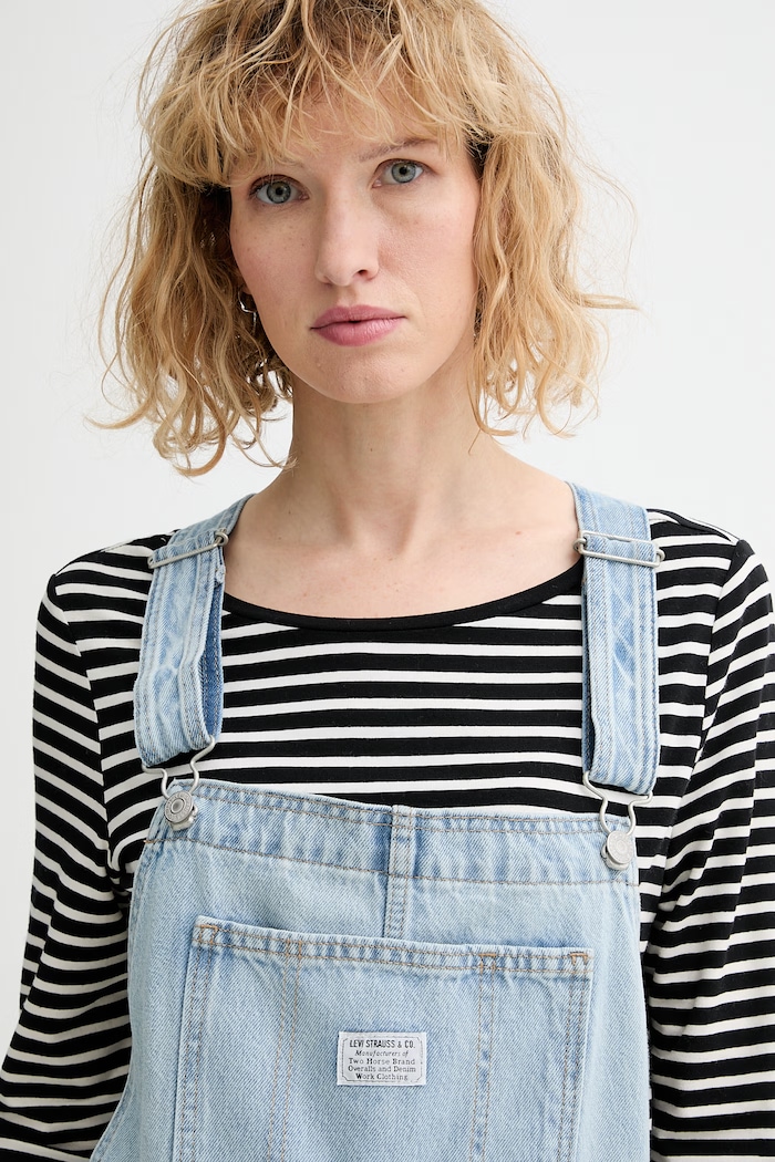Levi's salopette di jeans VINTAGE SHORTALL blu 52333.0068