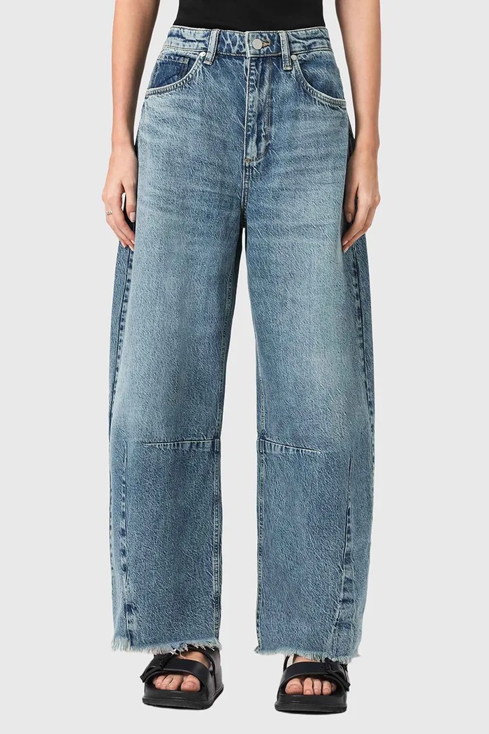 AllSaints jeans PAYTON Planet friendly albastru W012EE