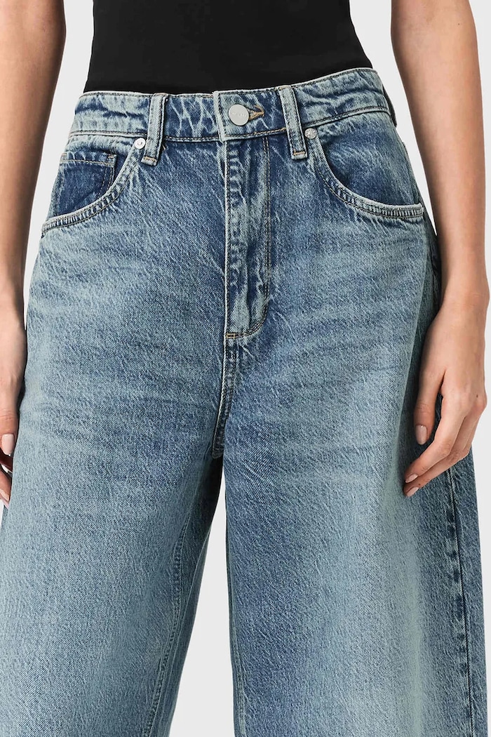 AllSaints jeans PAYTON albastru W012EE