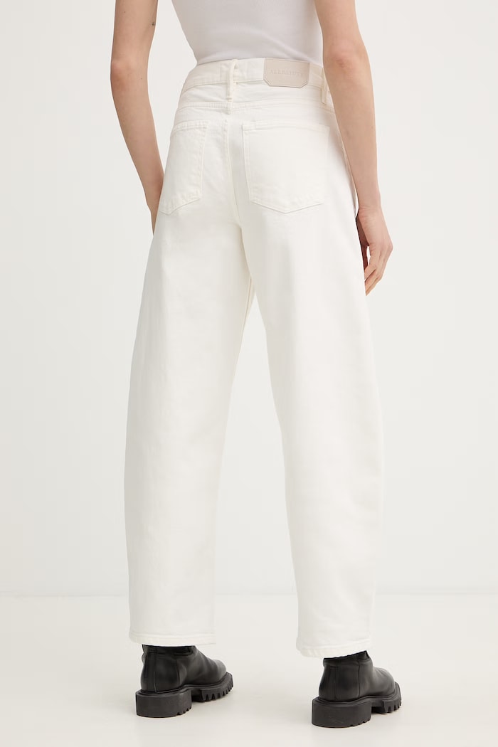 Oblečení Džíny AllSaints SADIE W016EE béžová