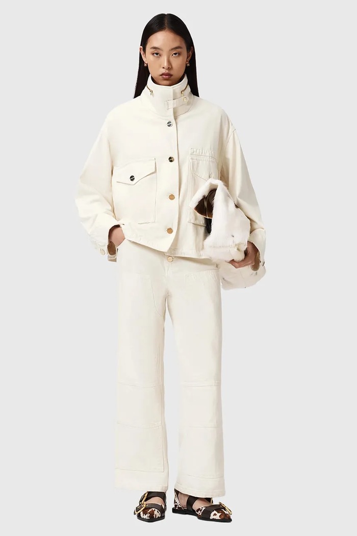 AllSaints jeans TAY W030EE bianco