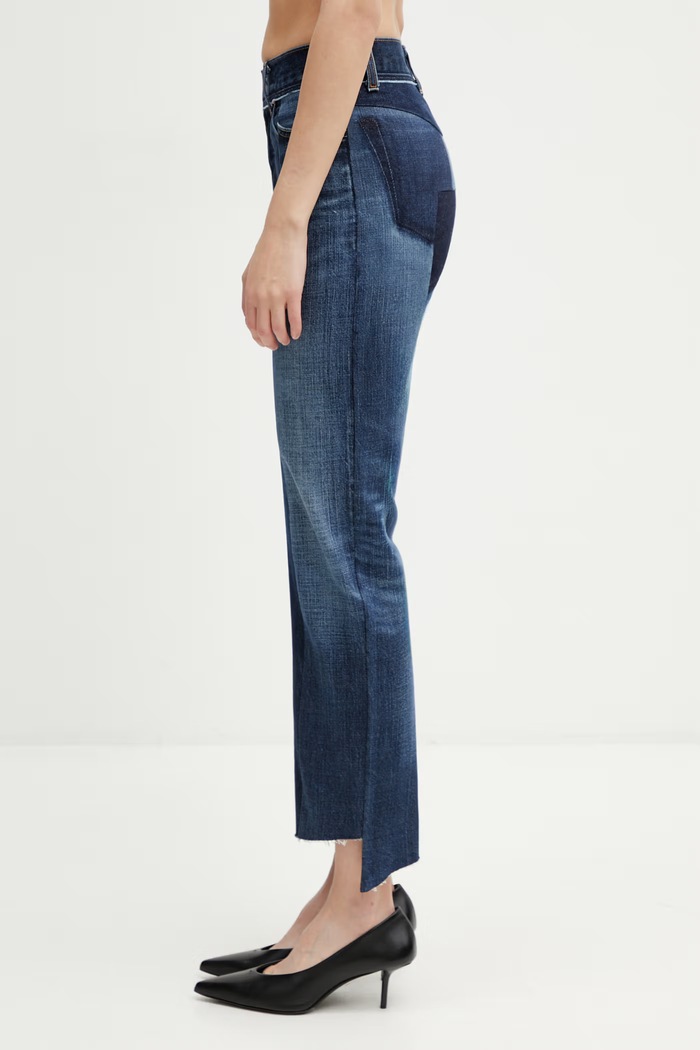 Vetements Iconic Cut-up jeans dritti da donna WE76DP343N3 blu SS26