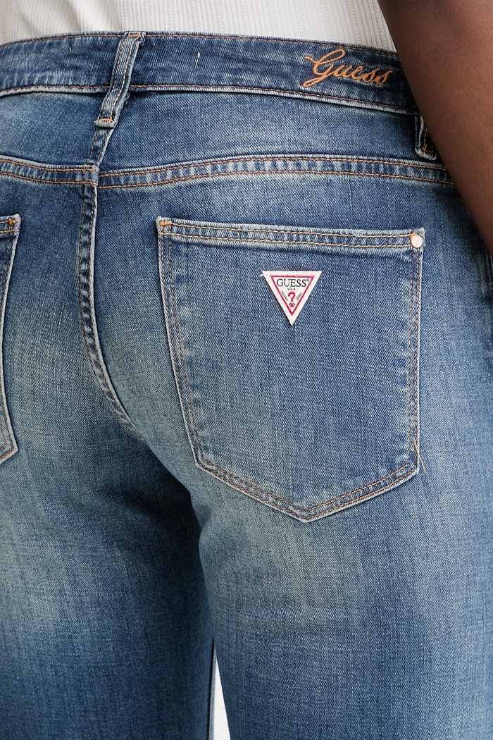 Guess blugi evazați pentru femei albastru W6GAJ7.D0717