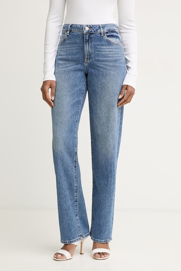 Guess rifle relaxed fit dámske GAIA modrá W6GA11.D0842