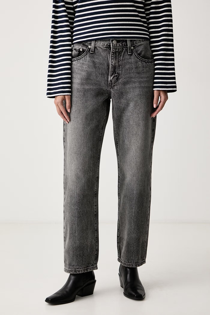 Levi's Jeansy relaxed fit damskie EASY DAD szary 005DC