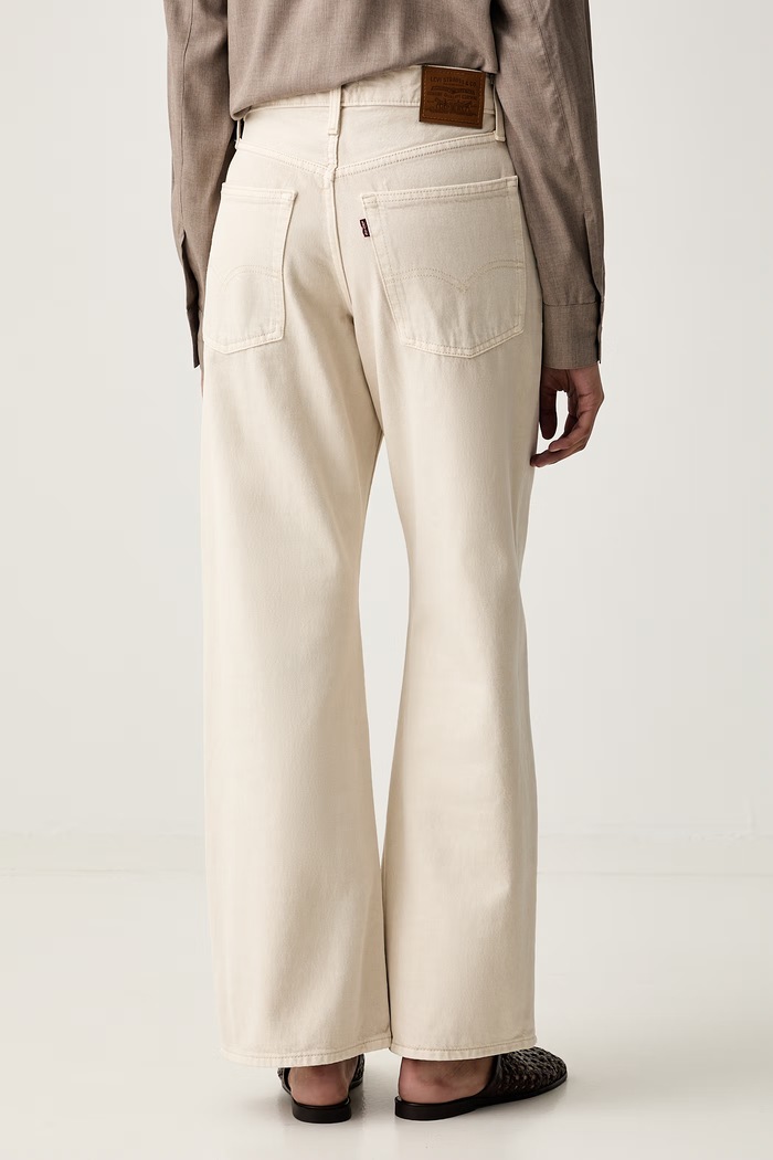 Дрехи Levi's дънки дамски BAGGY DAD LASSO 005DO бежов
