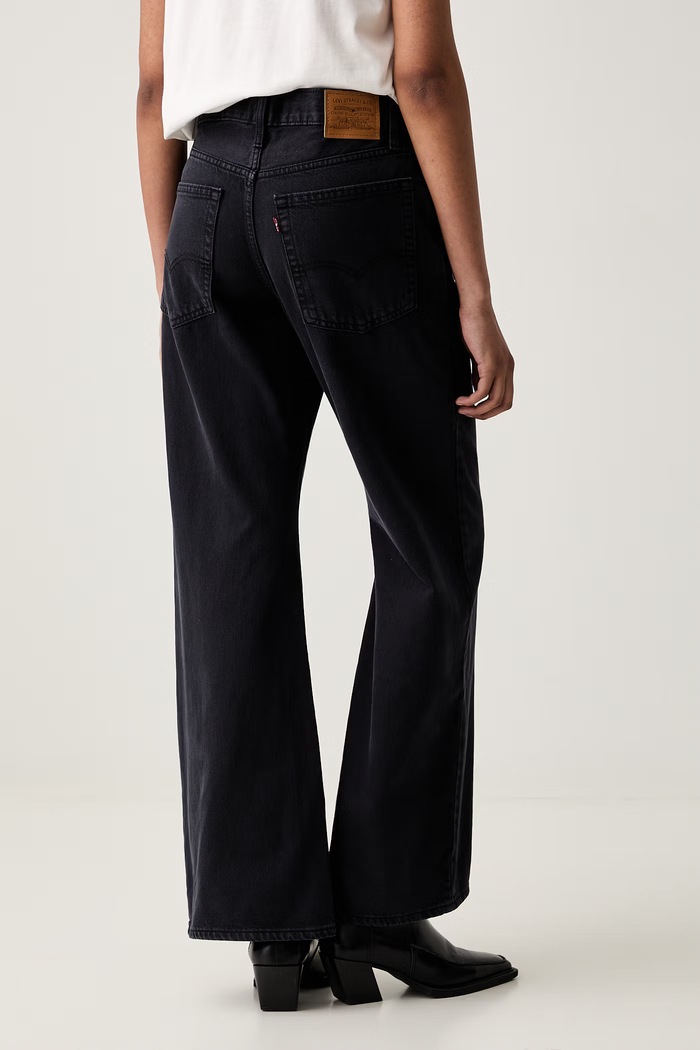 Дрехи Levi's дънки дамски BAGGY DAD LASSO 005DO черен