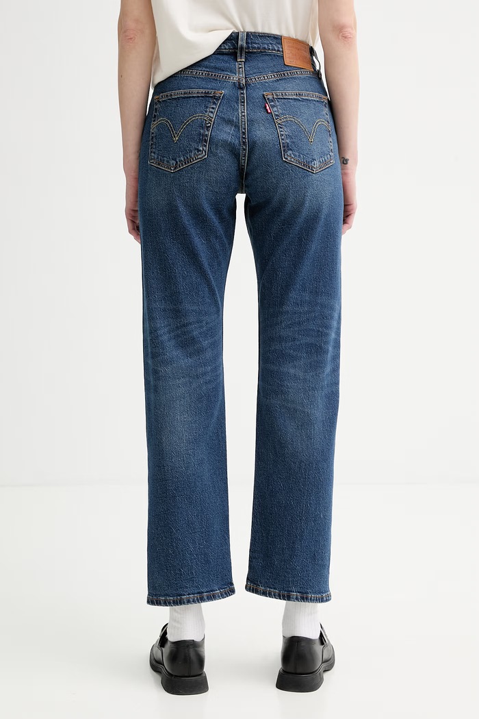 Îmbrăcăminte Levi's jeans 501 CURVE LIGHTWEIGHT 0066J albastru
