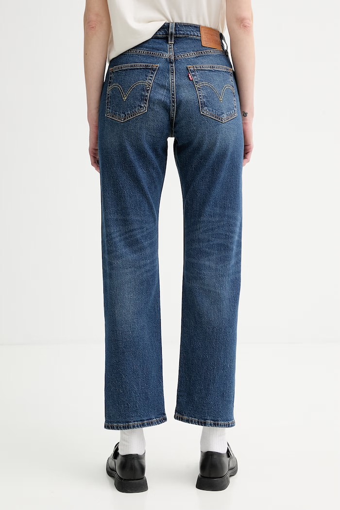 Îmbrăcăminte Levi's jeans 501 CURVE LIGHTWEIGHT 0066J albastru
