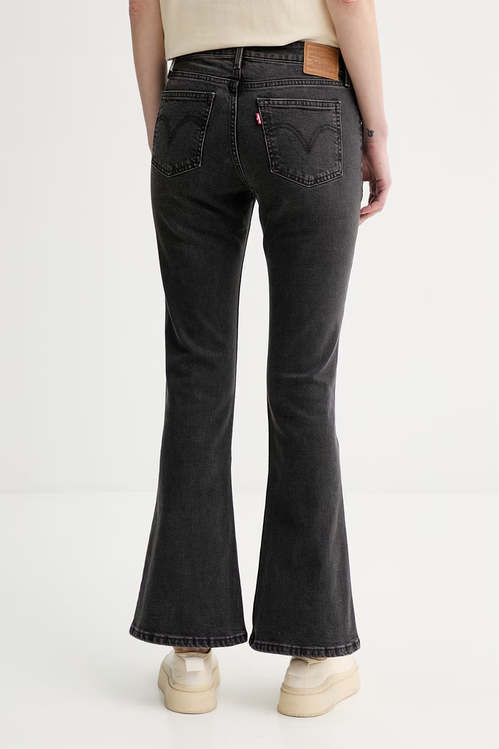 Oblečenie Rifle Levi's LOW SLIM BOOT 006KC čierna