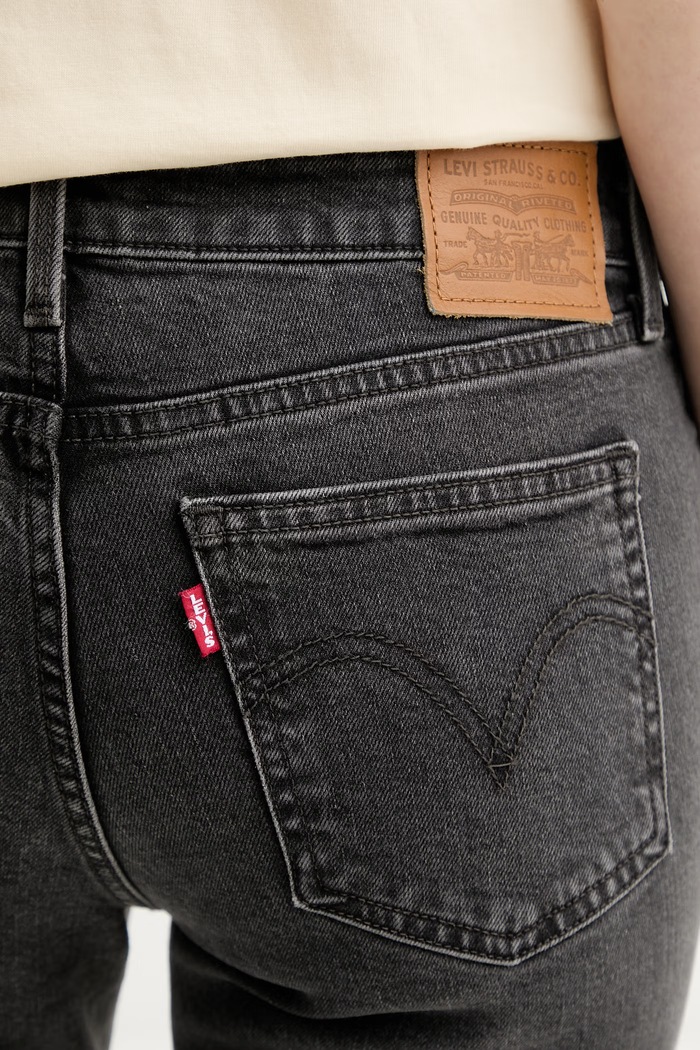 Rifle Levi's LOW SLIM BOOT čierna 006KC