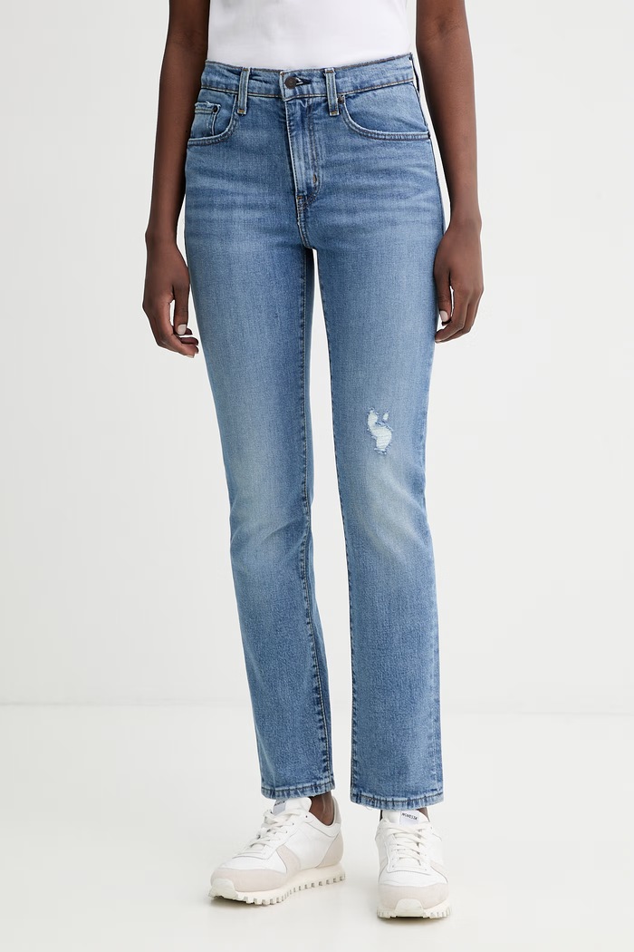 Levi's jeans 724 HIGH RISE STRAIGHT albastru 18883.0438