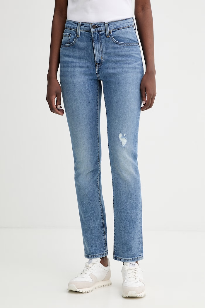 Levi's jeans 724 HIGH RISE STRAIGHT albastru 18883.0438