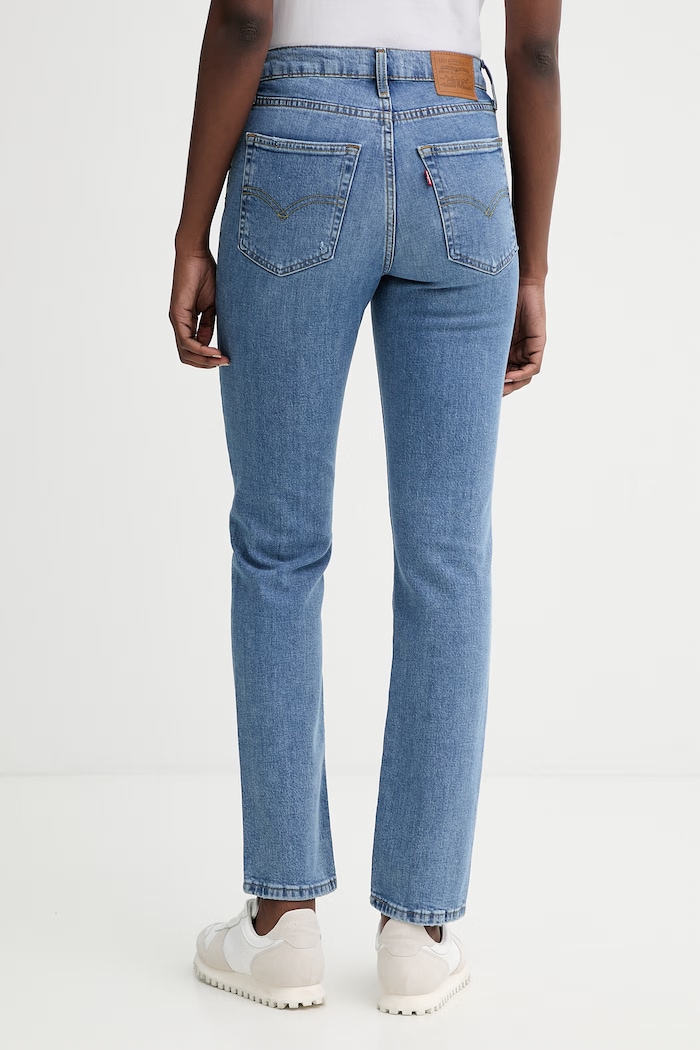 Îmbrăcăminte Levi's jeans 724 HIGH RISE STRAIGHT 18883.0438 albastru