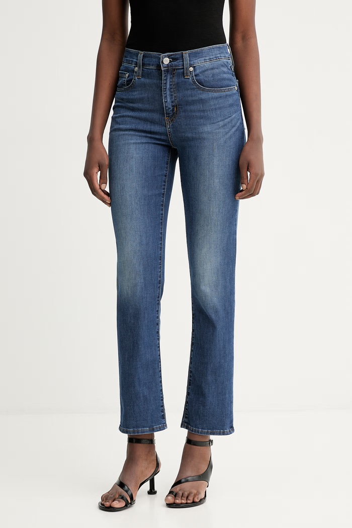 Rifle Levi's 724 HIGH RISE STRAIGHT modrá 18883.0440