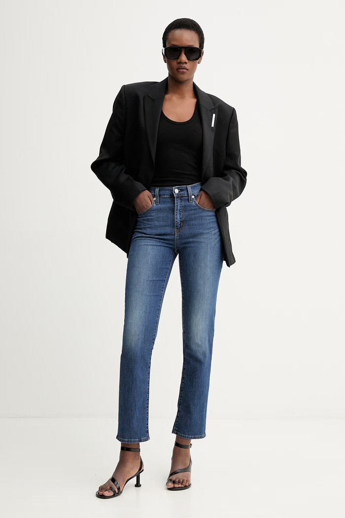 Rifle Levi's 724 HIGH RISE STRAIGHT 18883.0440 modrá SS26