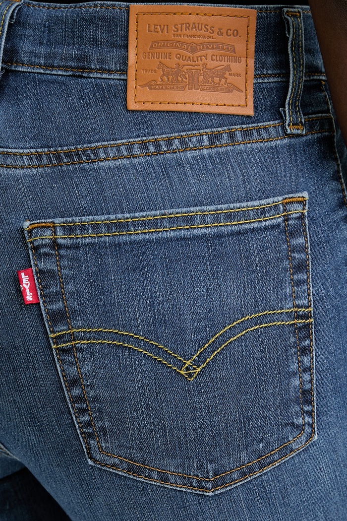 Rifle Levi's 724 HIGH RISE STRAIGHT modrá 18883.0440