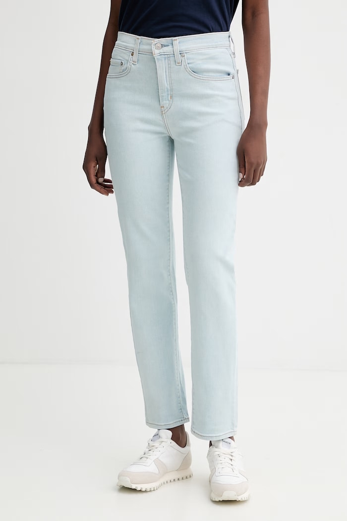 Levi's jeans 724 HIGH RISE STRAIGHT albastru 18883.0445