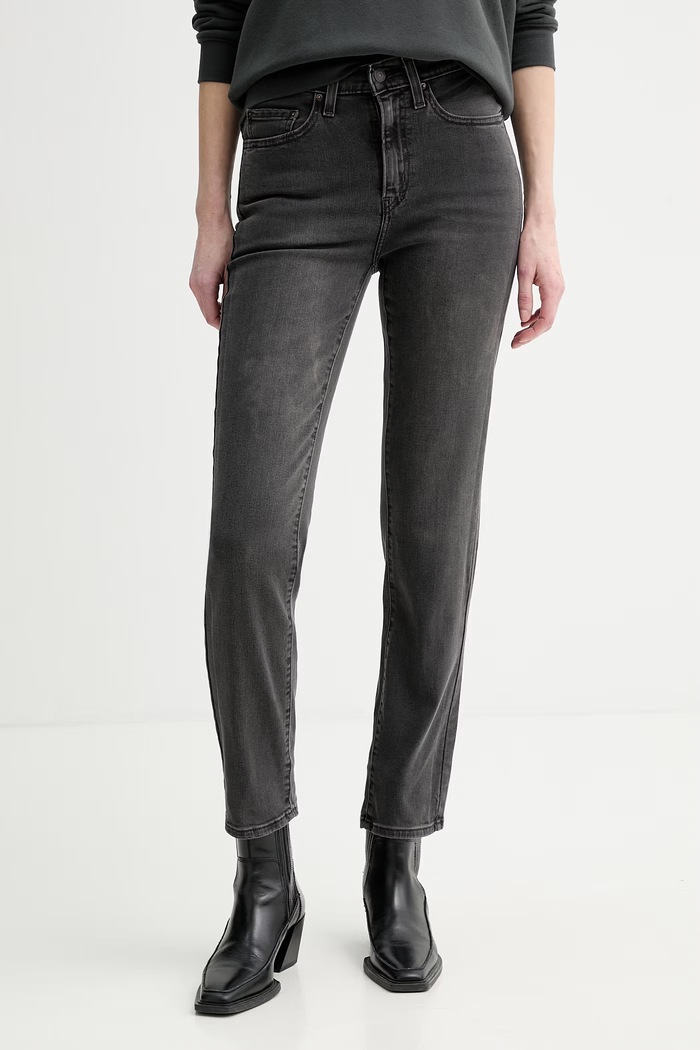 Rifle Levi's 724 HIGH RISE STRAIGHT sivá 18883.0458