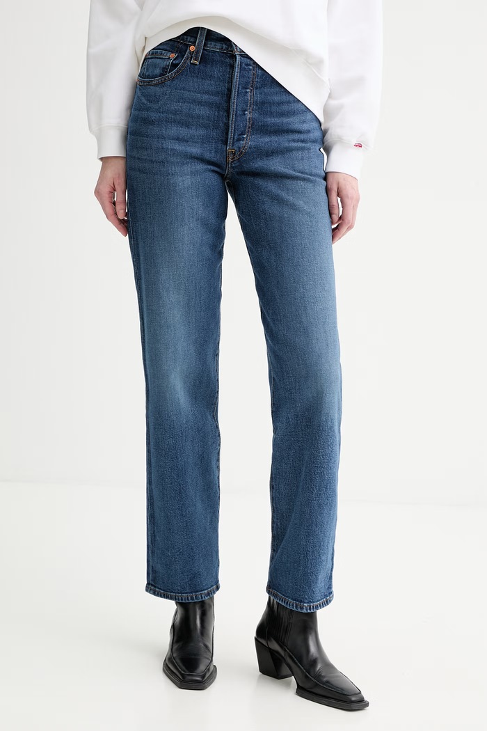 Levi's jeans RIBCAGE FULL LENGTH albastru 79078.0061