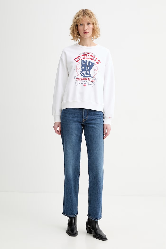 Levi's jeans RIBCAGE FULL LENGTH 79078.0061 albastru SS26