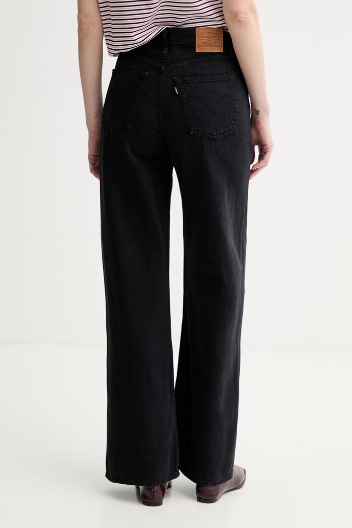 Îmbrăcăminte Levi's jeans RIBCAGE WIDE LEG H223 A6081.0076 negru