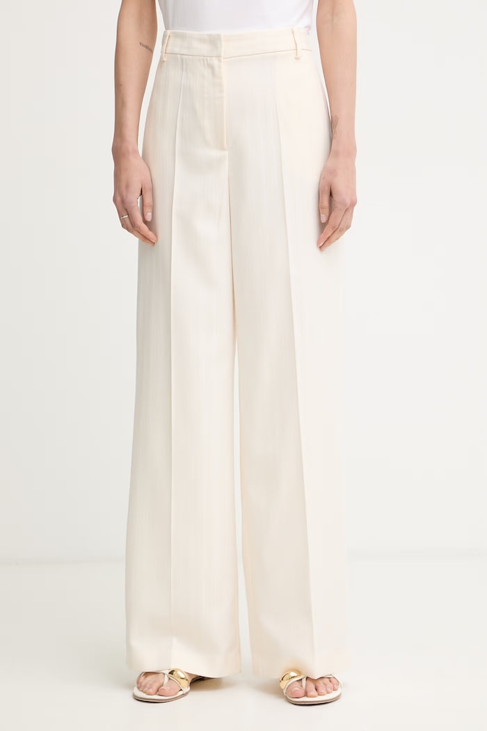 Patrizia Pepe pantaloni pentru femei bej 2P1754.A735