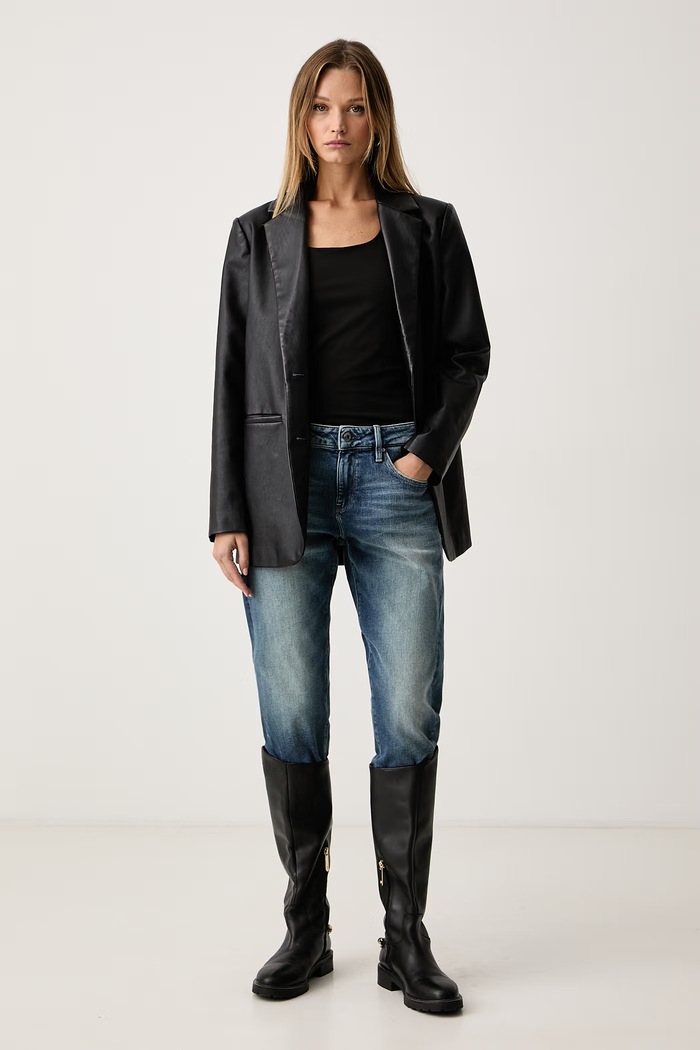 G-Star Jeansy boyfriend damskie Kate Boyfriend D15264.E205 niebieski SS26
